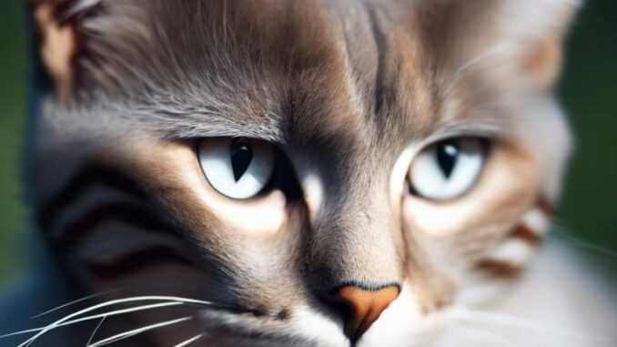 кот с серыми глазами
